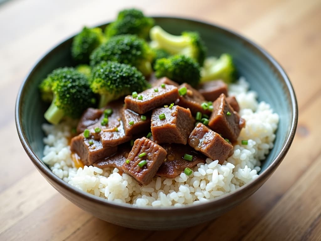 Боул с говядиной и рисом